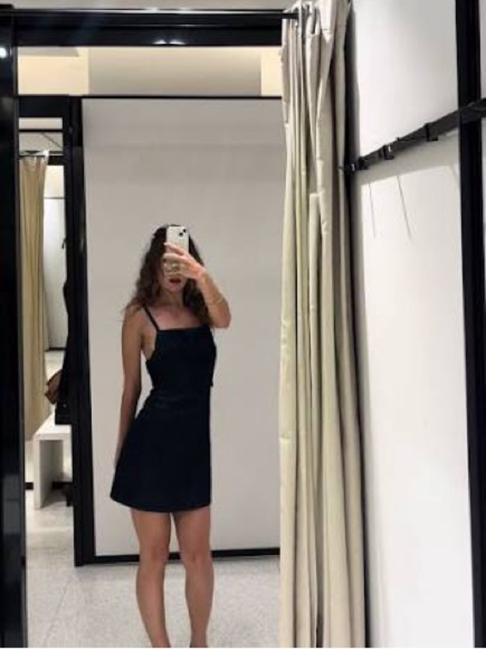 NWT Zara Soft Denim Mini Dress